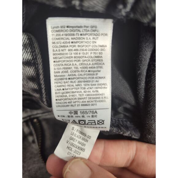 Gap Women's Denim Jumpsuit Boiler Suit Grey Wash size 10 - Picture 6 of 10